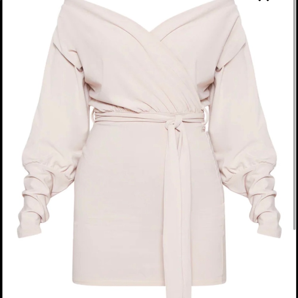 Off the shoulder mini dress